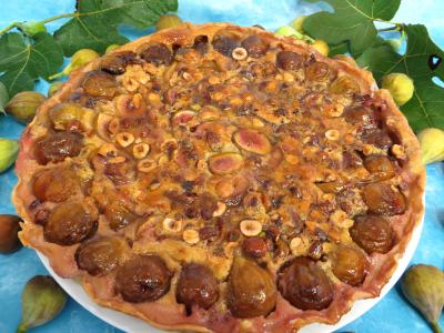 Tarte aux figues et mendiants