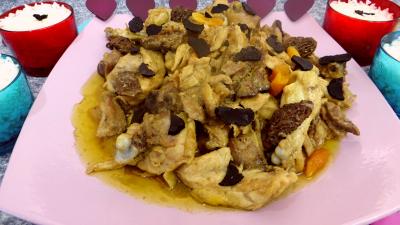 Fricassée de poulet au Champagne