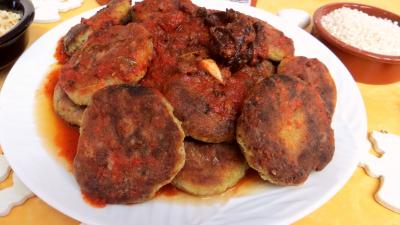 Galettes de poireau au riz