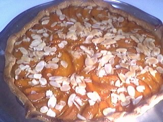 Tarte aux abricots et aux amandes