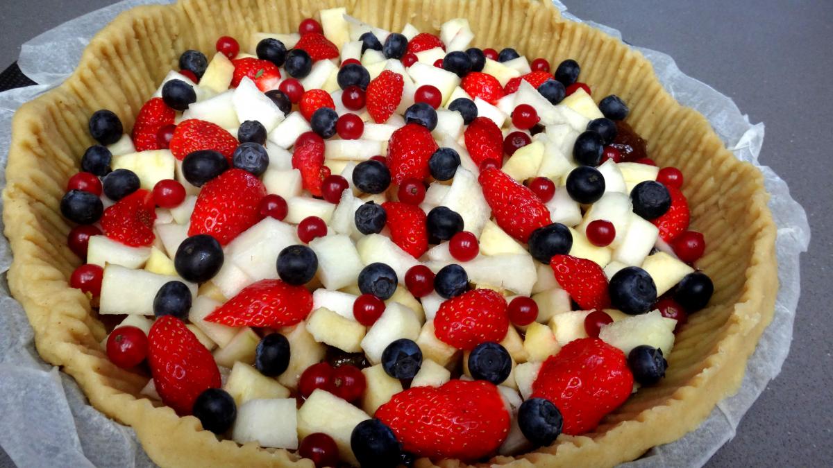 Abricoter ou napper une tarte...