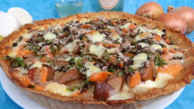 Tarte Picodon aux nashis