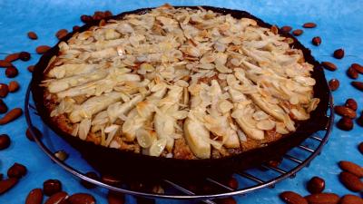 Tarte aux poires et fruits secs