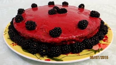 Cheesecake aux mûres