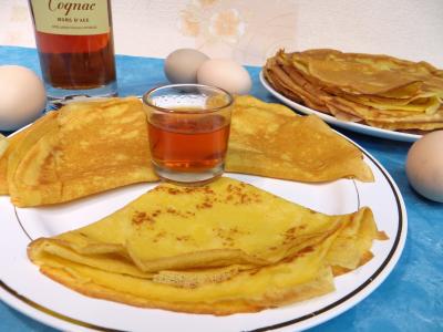 Crêpes au Cognac