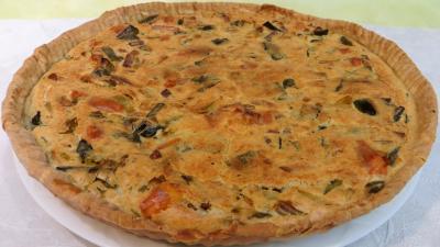Clafoutis aux poireaux