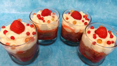 Verrines aux fruits rouges