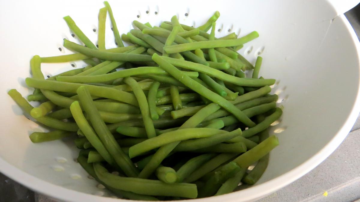Comment raviver des haricots verts un peu fanés ?