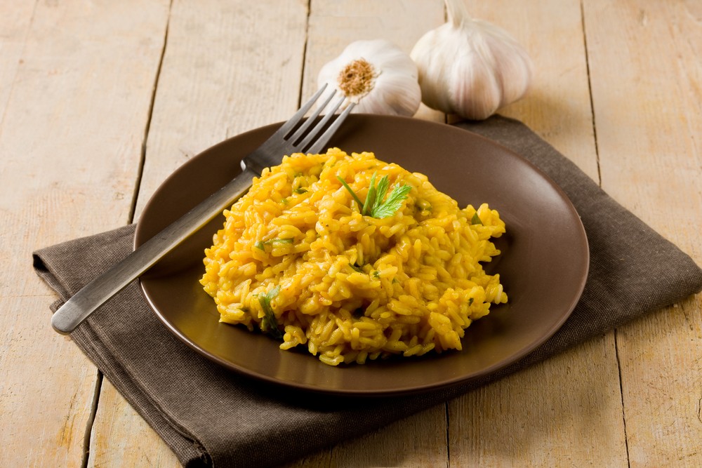 10 recettes du mois de juin Risotto au safran et aux fèves recette
