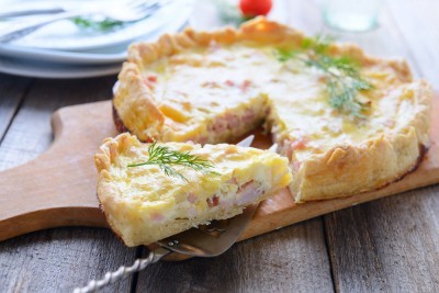 Quiche aux jambons