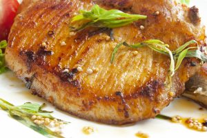 Côtes de porc à la moutarde