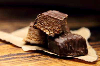Barres sablées au chocolat