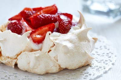 Pavlova aux fraises