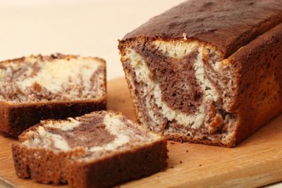 Gâteau marbré au chocolat