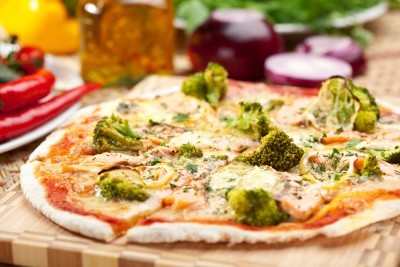 Pizza aux brocolis