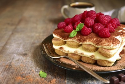 Tiramisu au citron et à la framboise