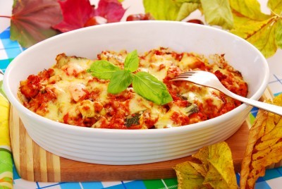 Gratin de feta à la tomate