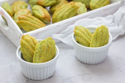 Madeleines chèvre courgette