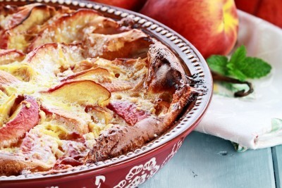 Clafoutis aux brugnons