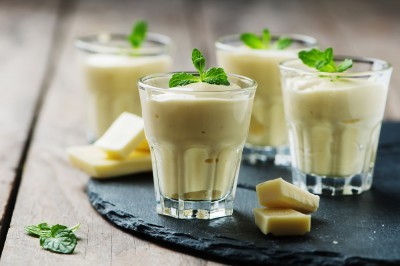 Mousse au chocolat blanc