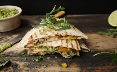 Quesadillas au thon et épinards