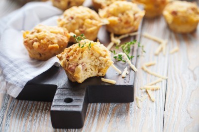 Muffins jambon fromage