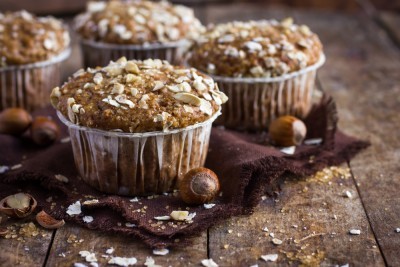 Muffins moelleux aux noisettes