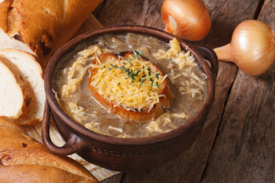 Soupe à l'oignon facile
