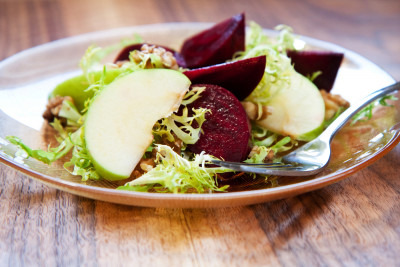 Salade de betteraves et pommes