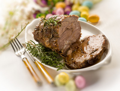 Gigot d'agneau au thym