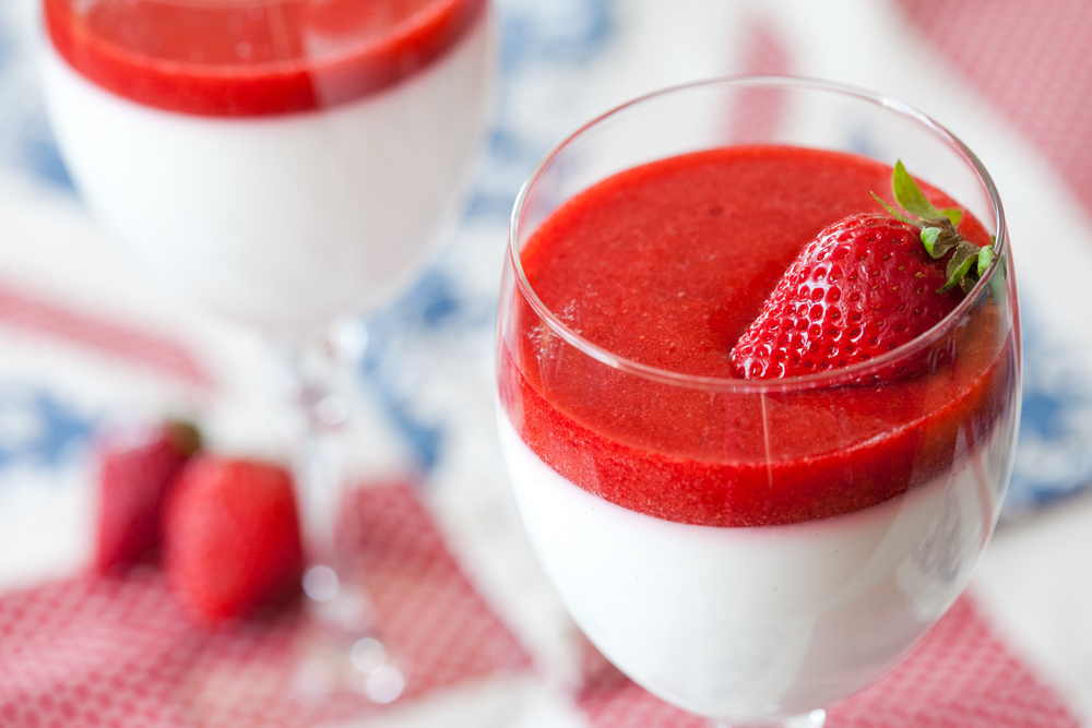 Panna cotta 12 recettes pour les gourmands Panna cotta à la fraise