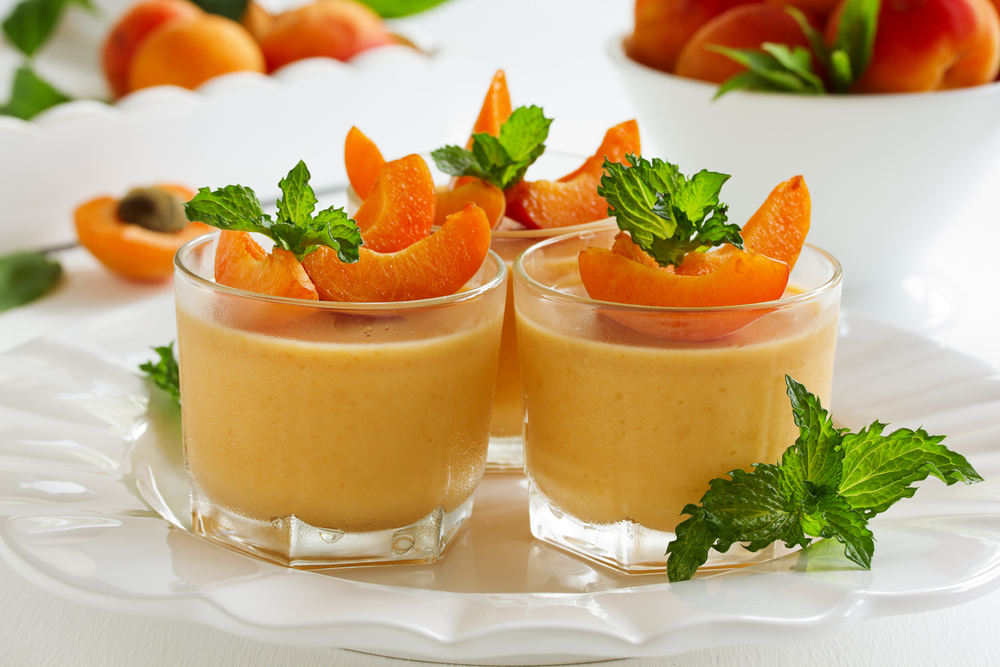Les abricots en fête des recettes délicieuses Panna cotta à l