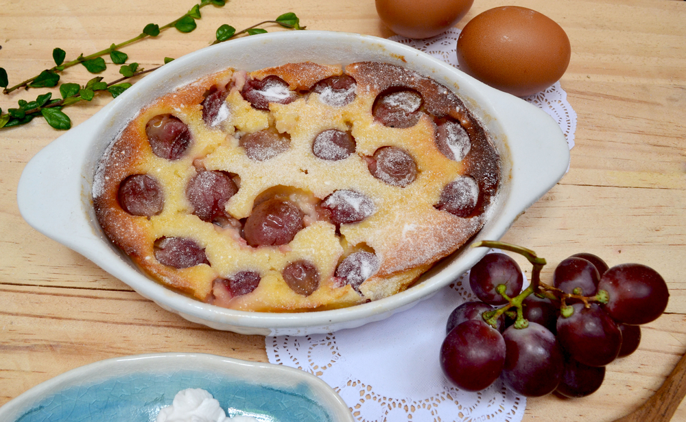 Recette Clafoutis Au Raisin Au Thermomix Supertoinette