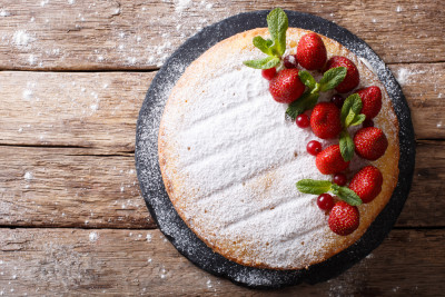 Gâteau magique banane et noix de coco