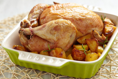 Poulet rôti aux pommes de terre