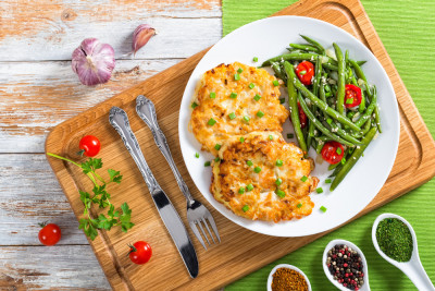 Croquettes de poulet au gouda