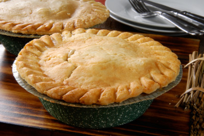 Tourte au saumon fumé et poireaux