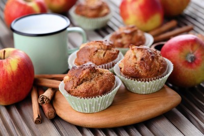 Muffins aux pommes