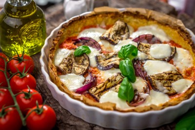 Tarte aux aubergines