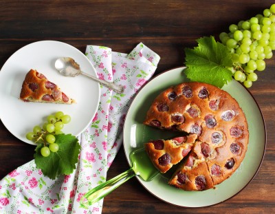 Clafoutis aux raisins