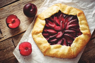 Tarte rustique aux prunes