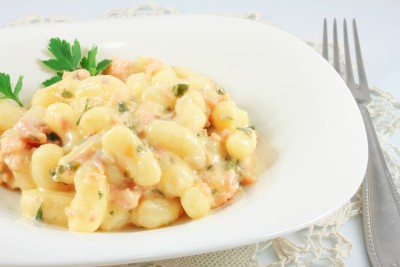 Gnocchis au saumon