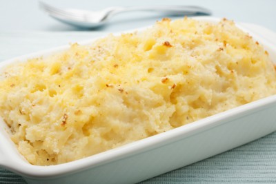 Gratin de purée de chou-fleur et de pommes de terre