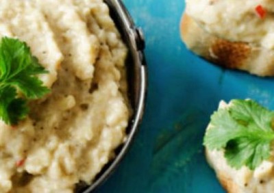 Caviar d'aubergines au curry