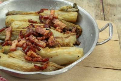 Endives braisées au bacon