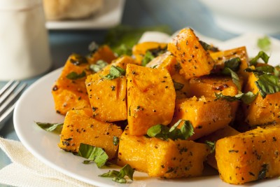Gratin de butternut au chèvre
