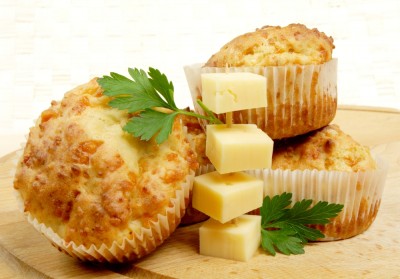 Muffins au coeur fondant de fromage