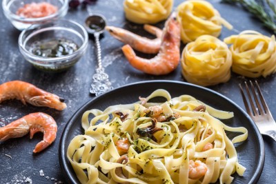Tagliatelles aux fruits de mer
