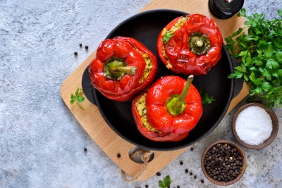 Poivrons farcis au fromage