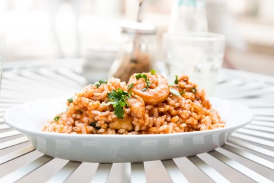 Risotto de gambas